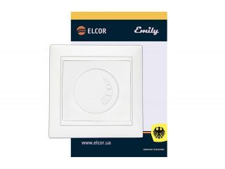 Світлорегулятор 600Вт Emily 9215 білий ELCOR