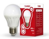 Светодиодная LED лампа TURBO 534308 А60 9Вт Е27шар 650Лм 4200К