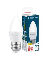 Лампа світлодіодна ENERLIGHT С37 9ВТ 3000K E27