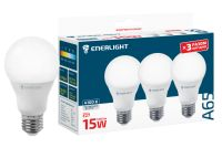 Лампа світлодіодна ENERLIGHT A65 15ВТ 4100K E27, 3 ШТ.